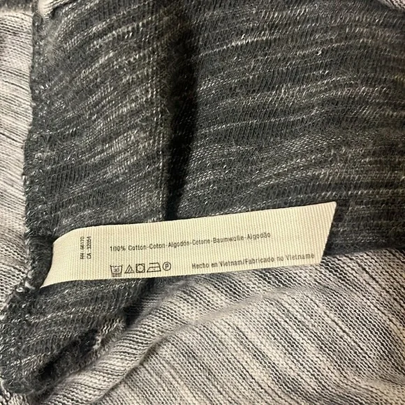 Free People Beach Gray Cocoon Cowl Neck Tunic‎ Sweatshirt - Picture 7 of 9